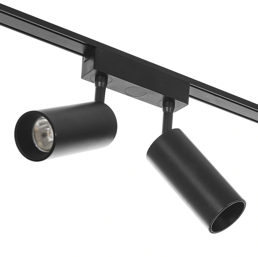 Двоен спот за система Line, черен, led 24w, 4000k, 2400lm, 2906/24w
