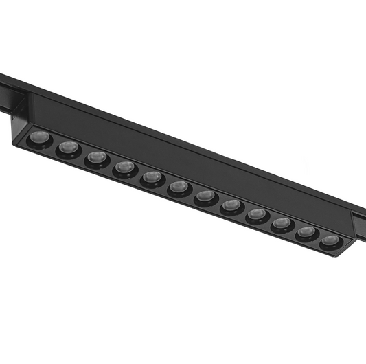 Спот за система Line, черен, led 12w, 4000k, 1200lm, 2904/12w