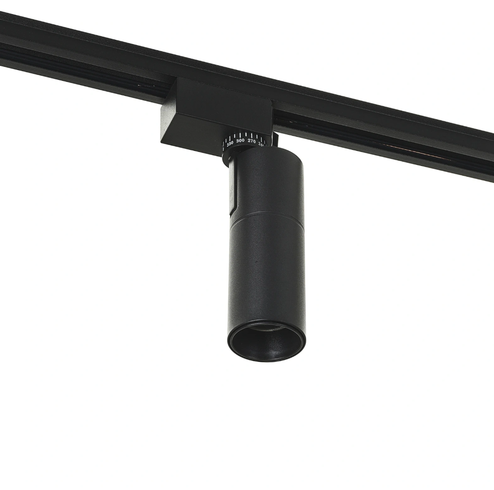 Спот Xenon за монофазна трак шина, черен, led 10w, 3000-4000-6000k, 1000lm, 2901/10w bk