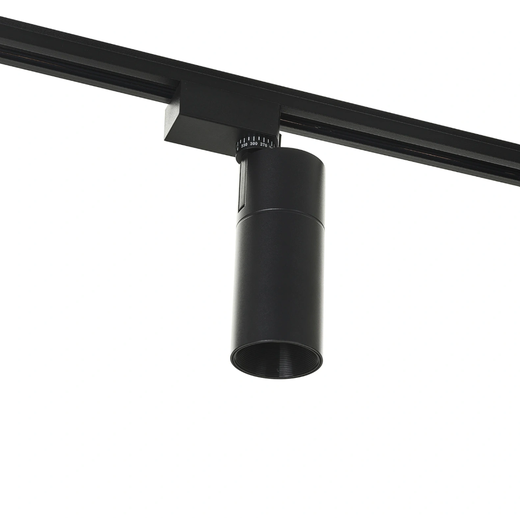 Спот Xenon за монофазна трак шина, черен, led 20w, 3000-4000-6000k, 2000lm, 2901/20w bk
