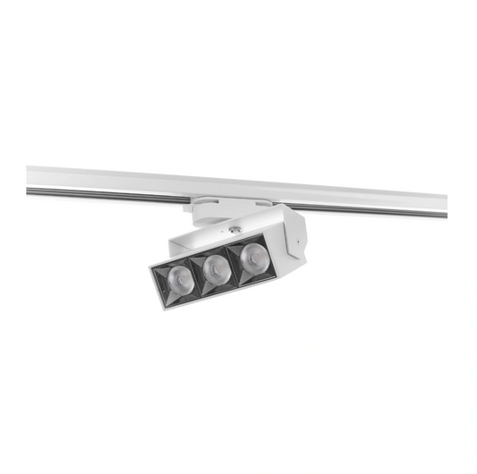 Led мулти спот за трак шина, бял, led 10w, 2036/10w wh
