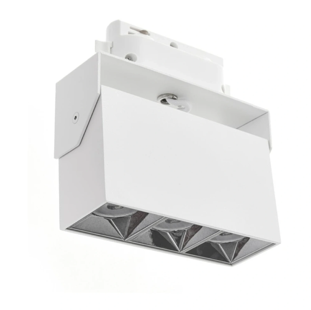 Led мулти спот за трак шина, бял, led 10w, 2036/10w wh