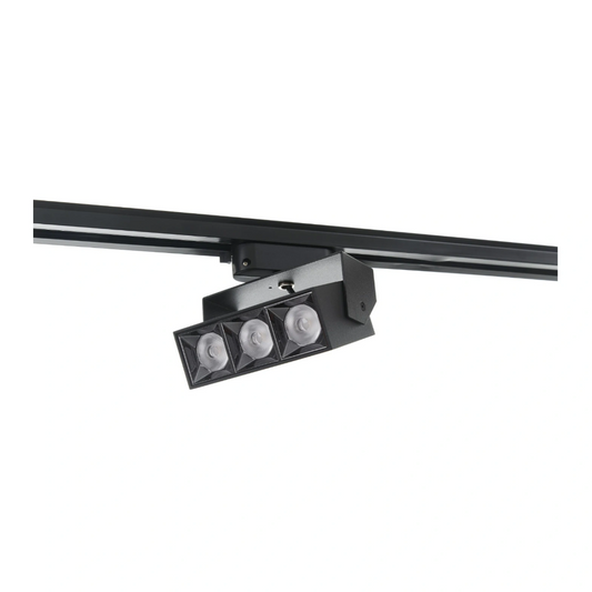 Led мулти спот за трак шина, черен, led 10w, 2036/10w bk