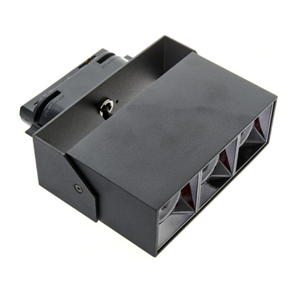 Led мулти спот за трак шина, черен, led 10w, 2036/10w bk