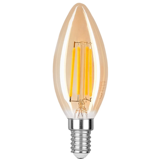 Димируема Led лампа 4W, E14, 400lm, 2700k, C35E14427D