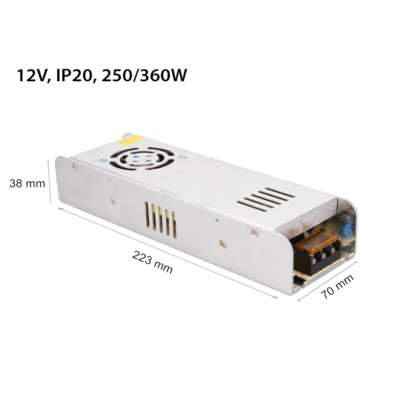 LED ТРАНСФОРМАТОРИ 12V IP20 250W 05228