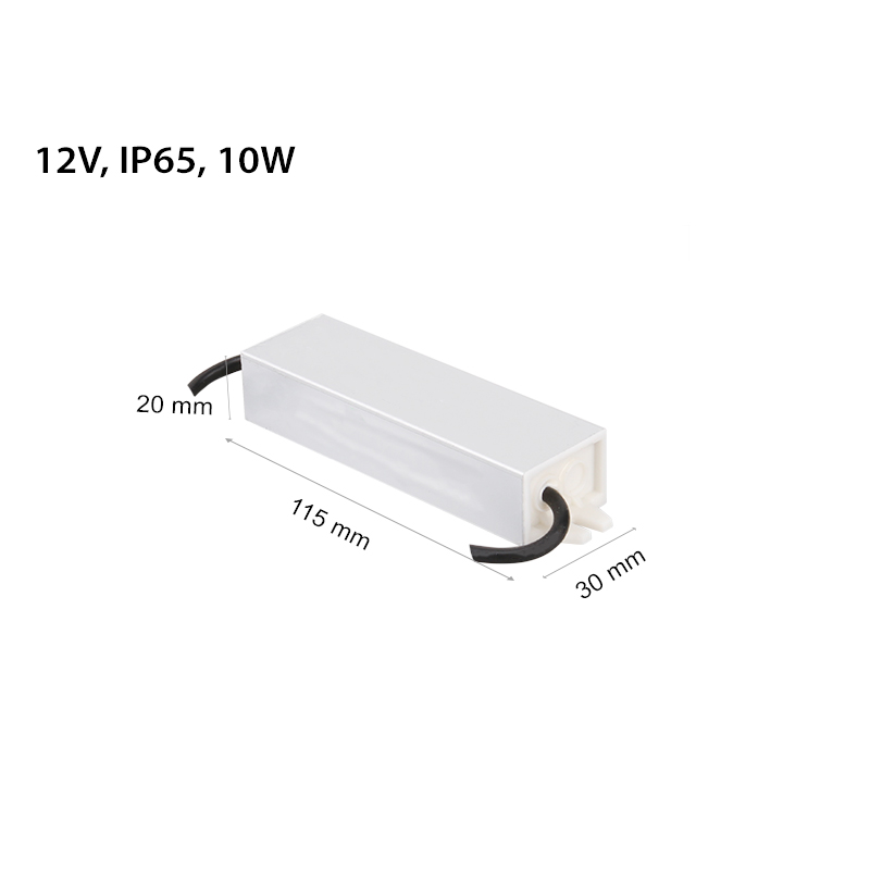 LED ТРАНСФОРМАТОРИ 12V 10W IP67 05242