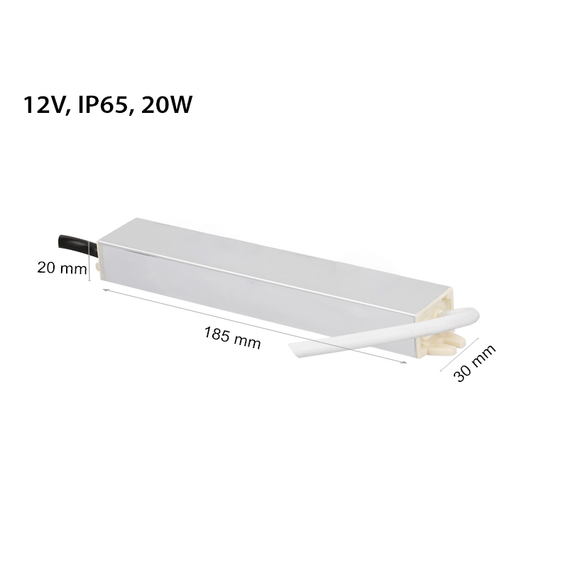LED ТРАНСФОРМАТОРИ 12V IP67 20W 11144