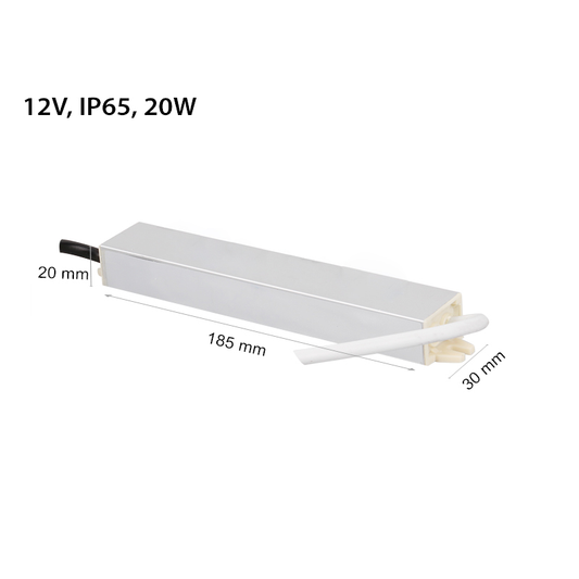 LED ТРАНСФОРМАТОРИ 12V IP67 20W 11144