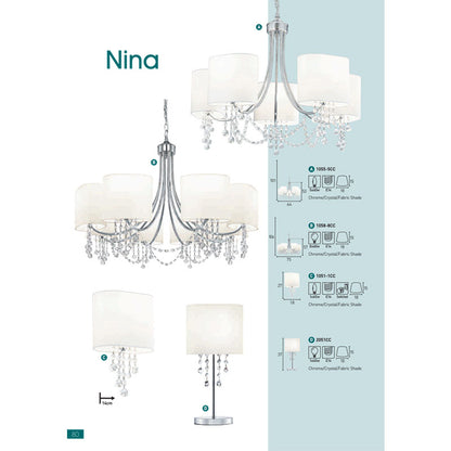 Аплик осветление SearchLight NINA 1051-1CC