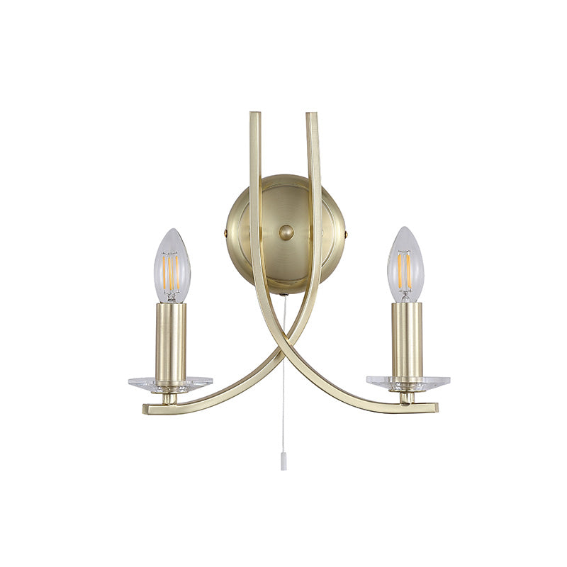 Аплик за стена тип свещ SearchLight Ascona 4162-2SB