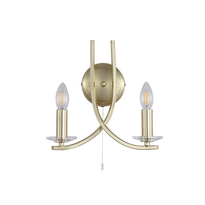 Аплик за стена тип свещ SearchLight Ascona 4162-2SB
