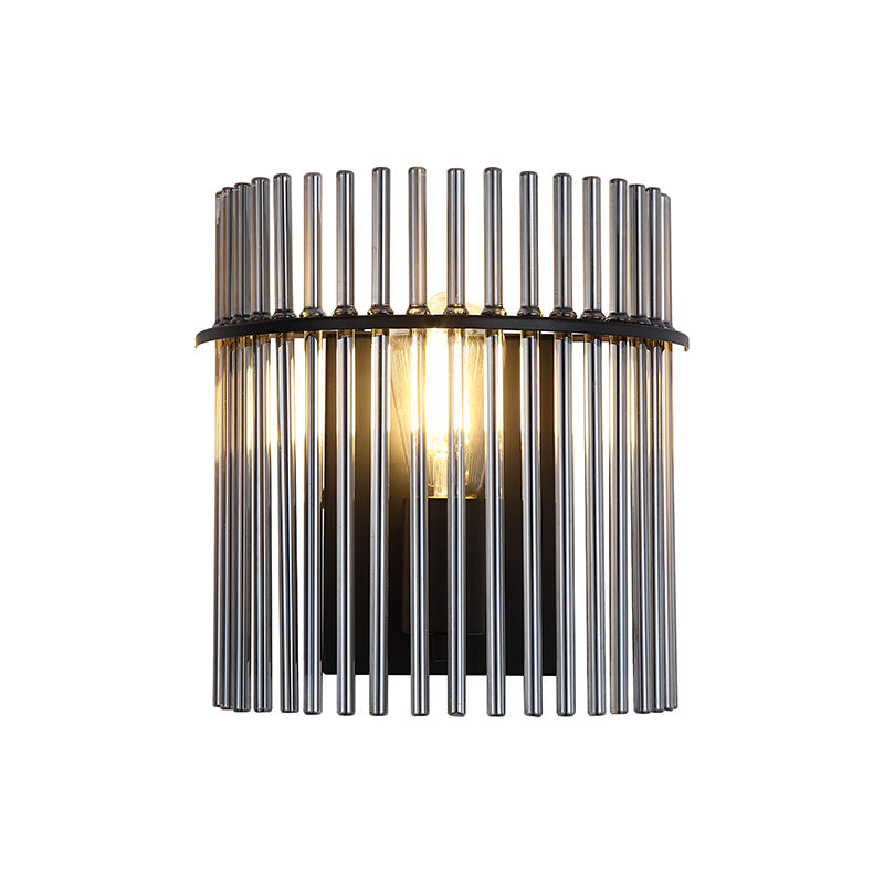 Аплик черен мат SearchLight Swizzle 55625SM