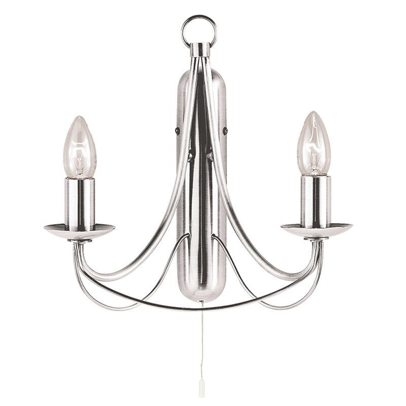 Аплик осветителни тела SearchLight MAYPOLE 6342-2SS
