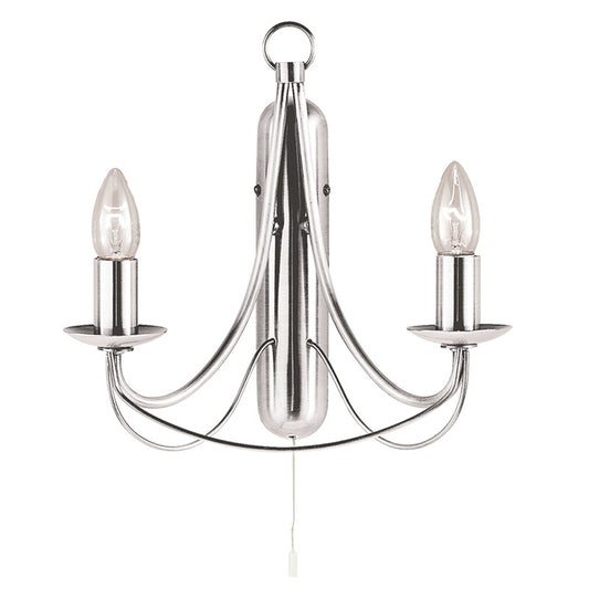 Аплик осветителни тела SearchLight MAYPOLE 6342-2SS