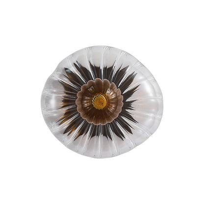 Аплик с релефно стъкло SearchLight Sunbeam 24122-1BK