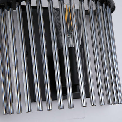 Аплик черен мат SearchLight Swizzle 55625SM