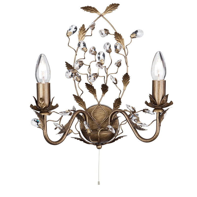 Аплик за стена SearchLight ALMANDITE 2492-2BR