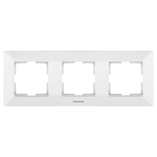 PANASONIC - Рамка тройна хоризонтална бяла PANASONIC Arkedia slim WNTF0803-2WH