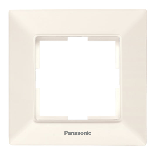 PANASONIC - Единична рамка Крем Panasonic Arkedia Slim WNTF0801-2BG