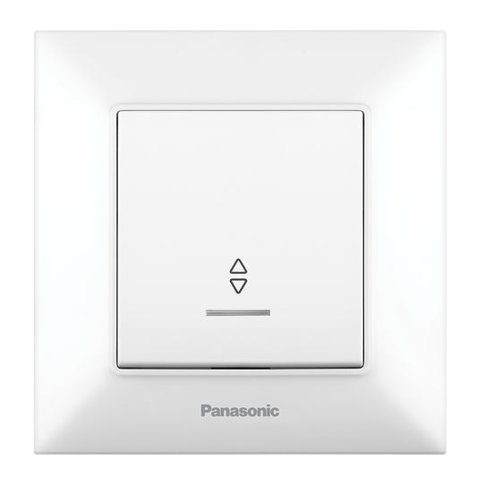 PANASONIC - Девиаторен ключ светещ Panasonic Arkedia Slim бял WNTC0004-2WH