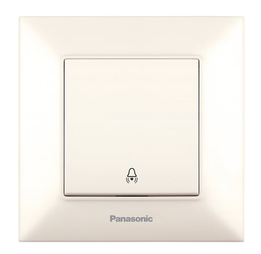 PANASONIC - Бутон звънец Panasonic Arkedia Slim крем WNTC0019-2BG