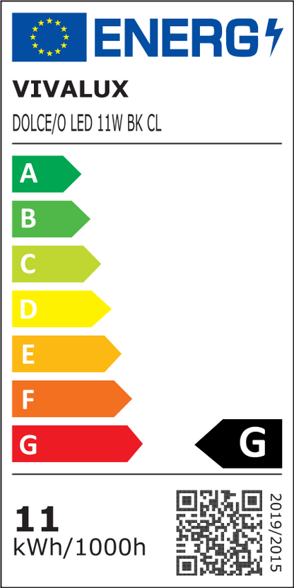 LED ПЛАФОНИЕРА DOLCE/O LED ∙ 11W ∙ ЧЕРЕН ∙ 4000K ∙ IP65 / 004752
