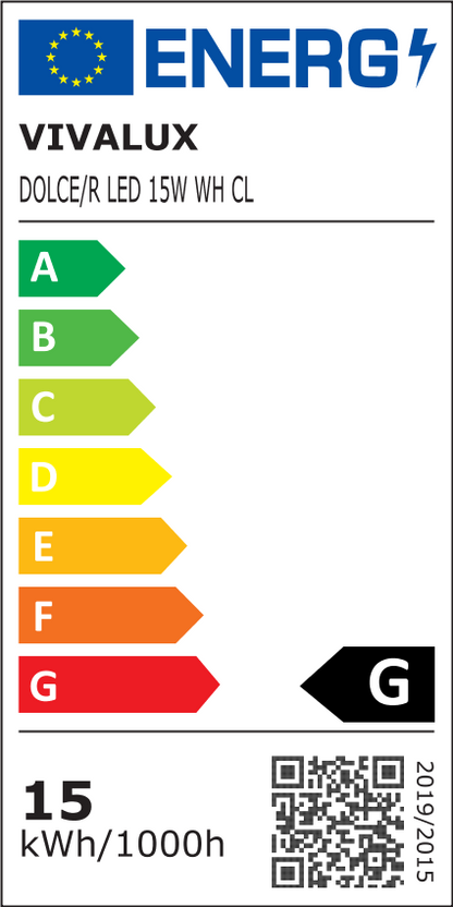 LED ПЛАФОНИЕРА DOLCE/R LED ∙ 15W ∙ БЯЛ ∙ 4000K ∙ IP65 / 004747