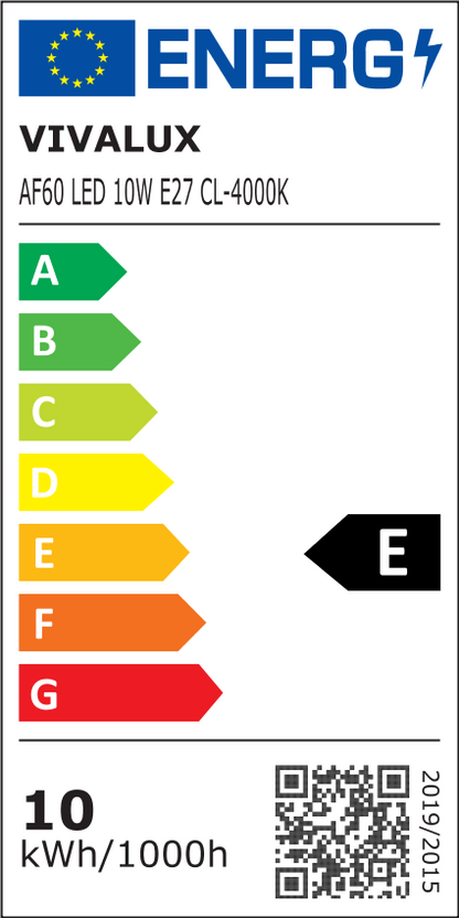 LED филамент лампа FLICK LED ∙ AF60 ∙ 10W ∙ 1200lm ∙ E27 ∙ 4000K / 004445