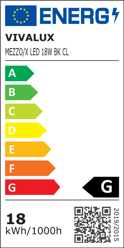 LED ПЛАФОНИЕРА MEZZO/X LED ∙ 18W ∙ ЧЕРЕН ∙ 4000K ∙ IP65 / 004746