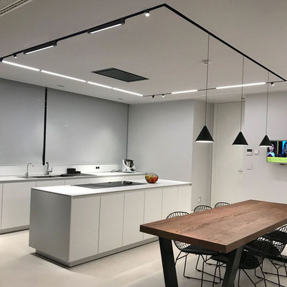 ЛИНЕЙНО LED ТЯЛО ЗА РЕЛСОВ МОНТАЖ DRAX LED ∙ 30W ∙ ЧЕРЕН ∙ CCT-SWITCH ∙ 3000K-4000K-6400K / 005208