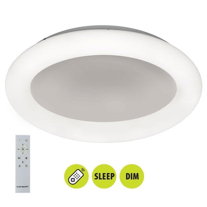 МУЛТИФУНКЦИОНАЛНА LED ПЛАФОНИЕРА С ДИСТАНЦИОННО CHELSEA LED ∙ 45W ∙ CCT ∙ 3000-6000K / 005172