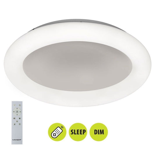 МУЛТИФУНКЦИОНАЛНА LED ПЛАФОНИЕРА С ДИСТАНЦИОННО CHELSEA LED ∙ 45W ∙ CCT ∙ 3000-6000K / 005172