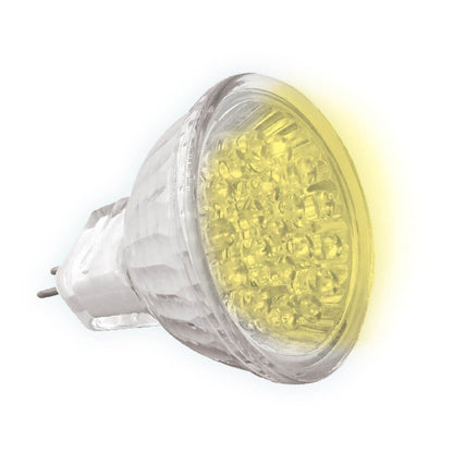 LED ЛАМПА LED20 ∙ MR16 ∙ 1.5W ∙ 12V ∙ G5.3 ∙ ЖЪЛТА / 000133