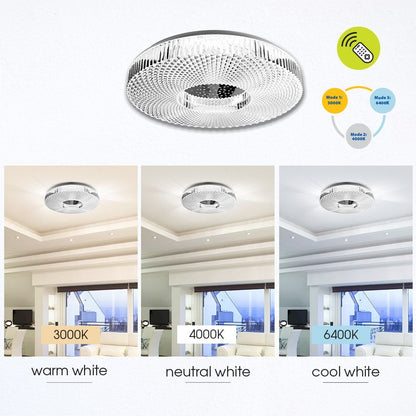 МУЛТИФУНКЦИОНАЛНА LED ПЛАФОНИЕРА С ДИСТАНЦИОННО ARIA LED ∙ 75W ∙ 3000-6400K / 004427