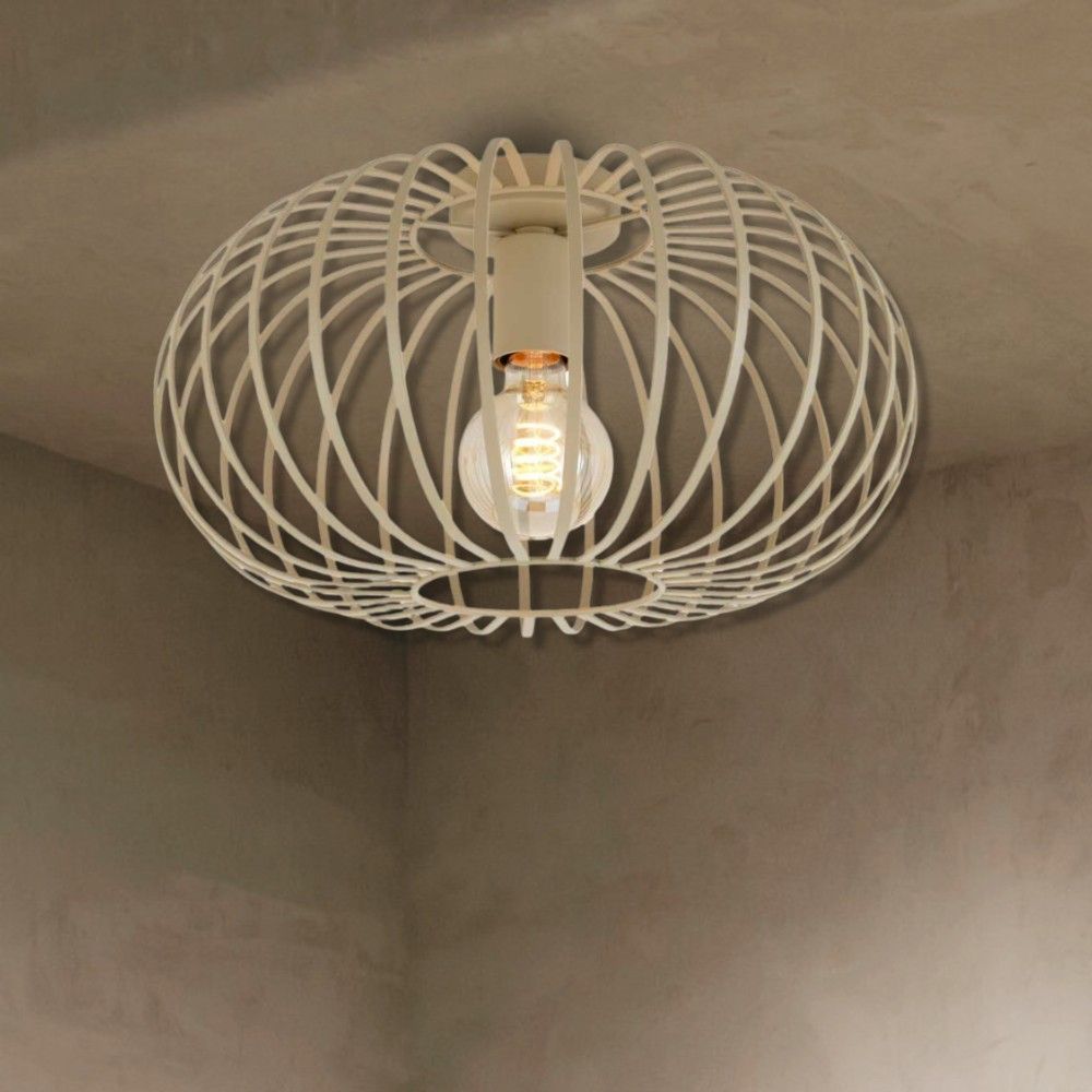 Плафон LAYLA ∙ CL965 ∙ 1xE27 ∙ метал+PVC ∙ бежово / 005285