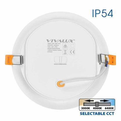 LED ЛУНА VERA LED ∙ 18W ∙ CCT-SWITCH ∙ 3000K-4000K-6400K ∙ IP54 / 004756