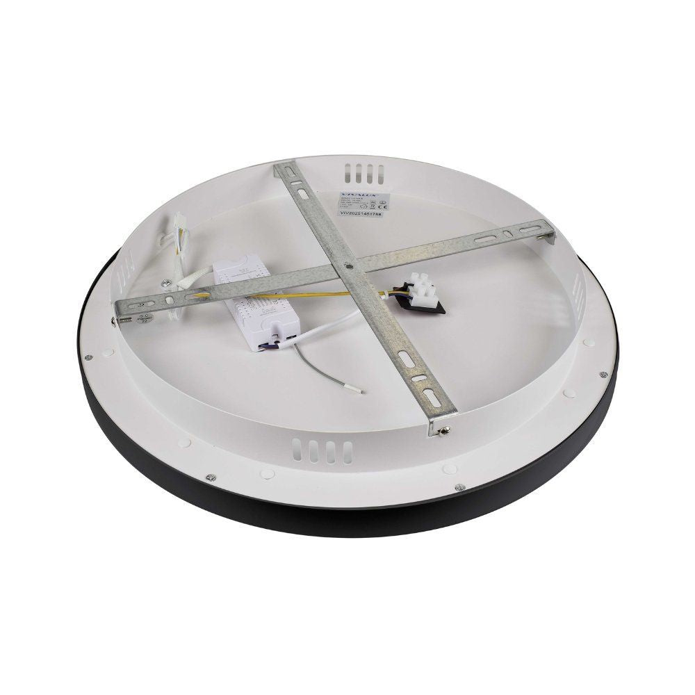 Мултифункционална LED плафониера с дистанционно ALEXA-C LED ∙ 60W ∙ черен ∙ CCT ∙ 3000-6000K / 005252
