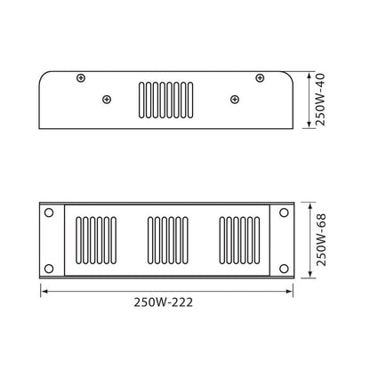 LED ЗАХРАНВАНЕ SMPD LED DRIVER ∙ 250W / 003899