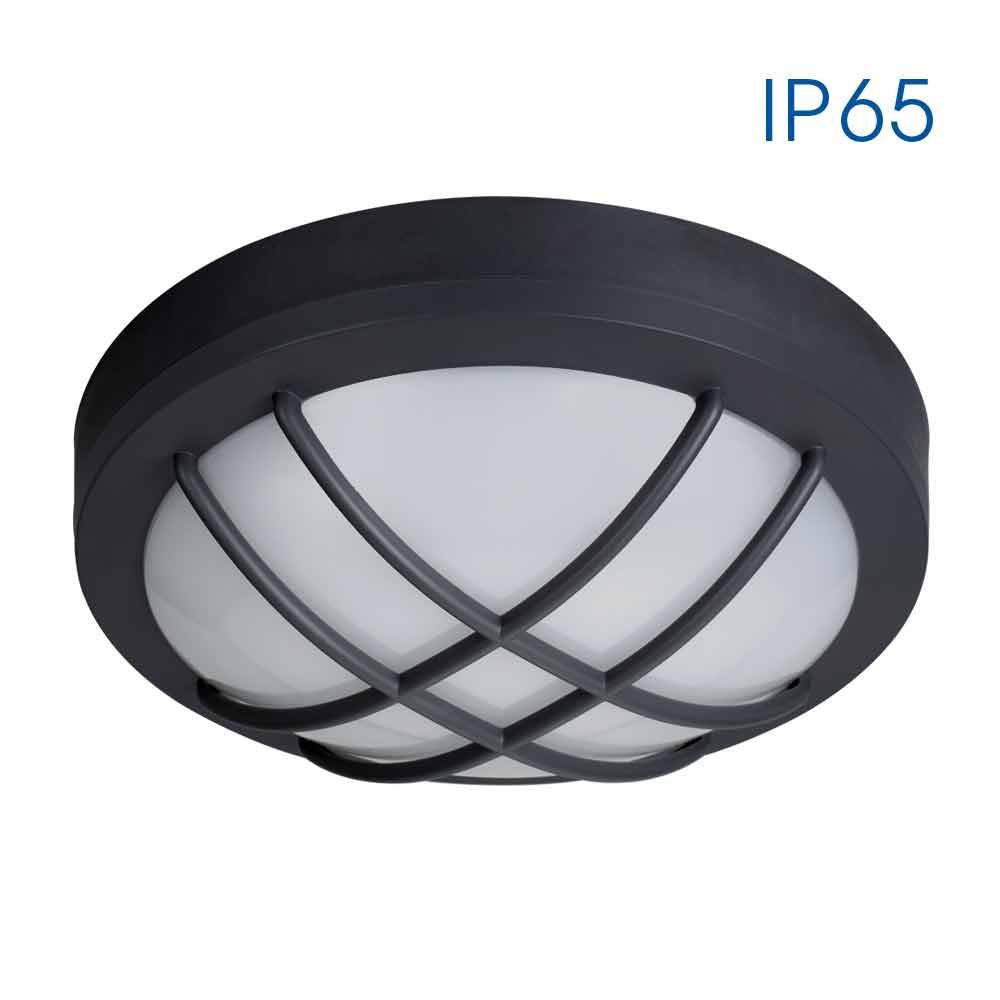 LED ПЛАФОНИЕРА MEZZO/X LED ∙ 18W ∙ ЧЕРЕН ∙ 4000K ∙ IP65 / 004746