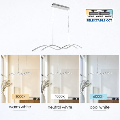 LED ПОЛИЛЕЙ LOARA LED ∙ 27W ∙ БЯЛО ∙ CCT-SWITCH ∙ 3000-4000-6000K / 004866