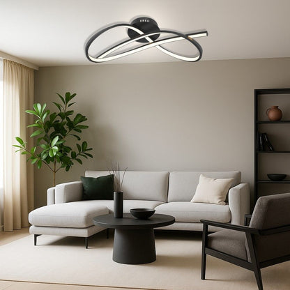 LED плафон MIRAGE LED ∙ 33W ∙ черно ∙ CCT-switch ∙ 3000-4000-6000K / 004862