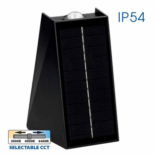 СОЛАРЕН LED АПЛИК POLUX SOLAR LED ∙ 4W ∙ 3000K-4000K-6400K ∙ IP54 / 004789