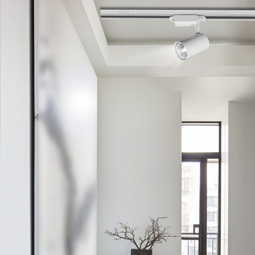 LED ПРОЖЕКТОР ЗА РЕЛСОВ МОНТАЖ TRANCE LED ∙ 30W ∙ 2100LM ∙ БЯЛ ∙ 3000K / 004060