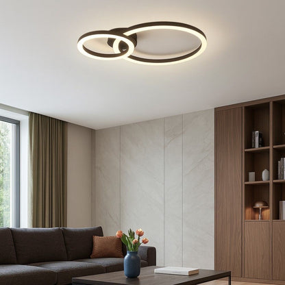 LED ПЛАФОН ZION LED ∙ 18W ∙ ЧЕРЕН ∙ 4000K / 005041