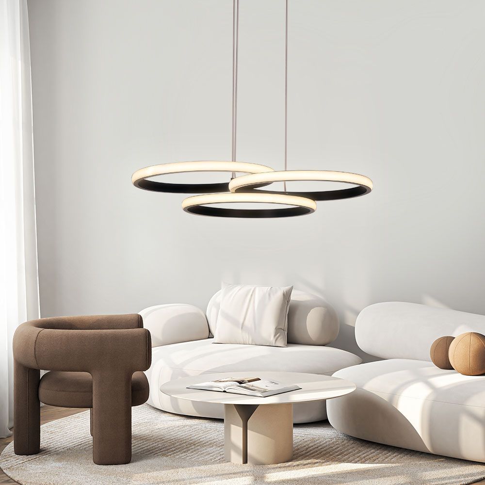 LED полилей MEDELIN-P LED ∙ 38W ∙ черен ∙ CCT ∙ 3000-4000-6000K / 005332