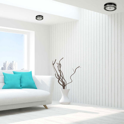 ДЕКОРАТИВНА ЛУНА СЪС СТЪКЛО CRYSTAL SL420 ∙ ЧЕРЕН / 003874