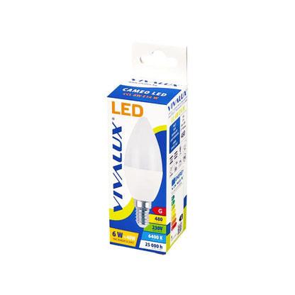 LED ЛАМПА CAMEO LED ∙ 6W ∙ 470LM ∙ E14 ∙ 6400K / 003764