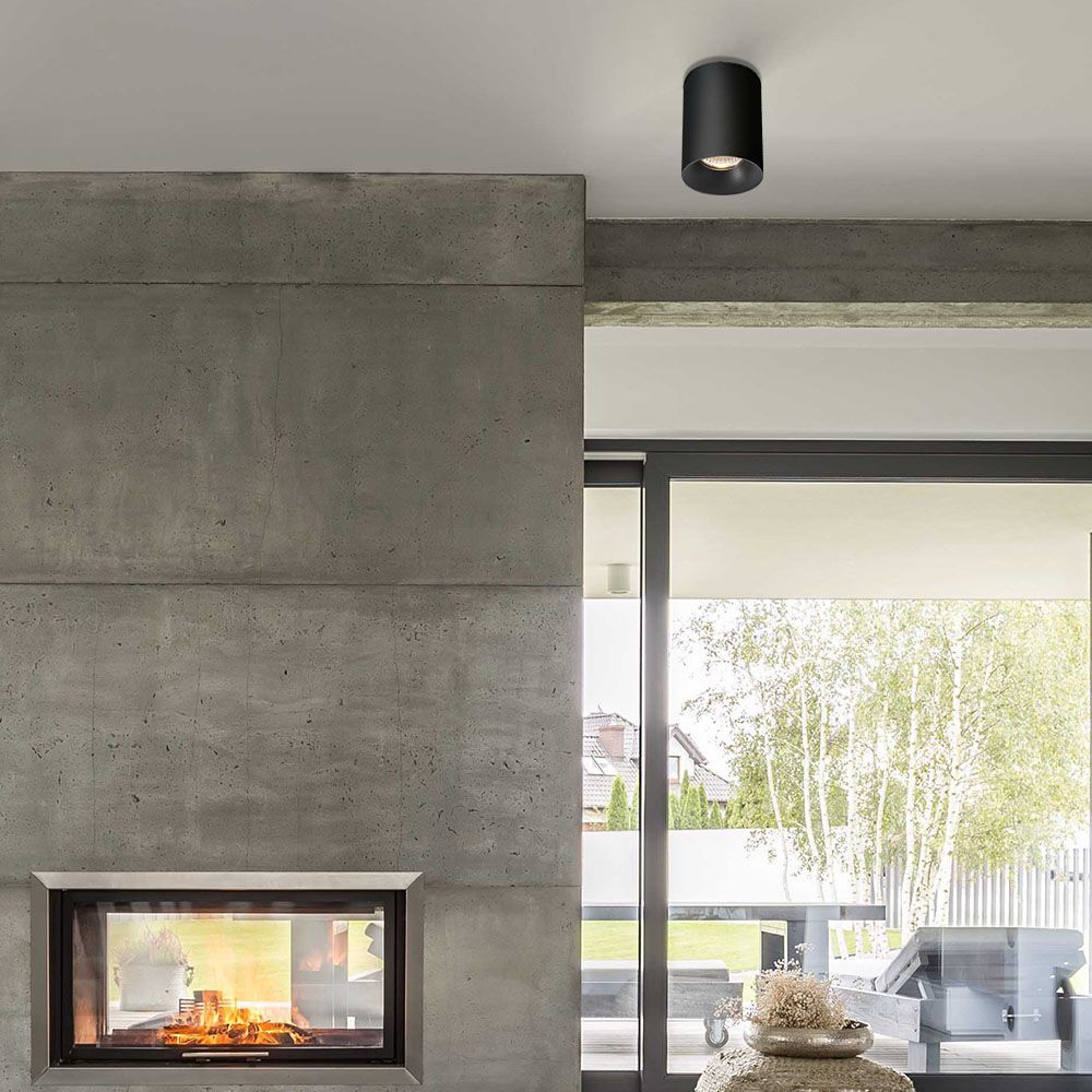 ЛУНА ЗА ВЪНШЕН МОНТАЖ NIKOS ∙ DL724 ∙ GU10 ∙ ЧЕРЕН / 004708