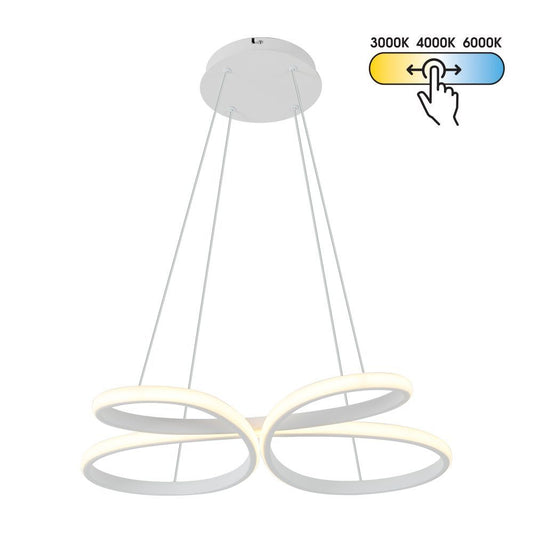 LED полилей BUTTERFLY-P LED ∙ 37W ∙ бял ∙ CCT-switch ∙ 3000-4000-6000K / 005328